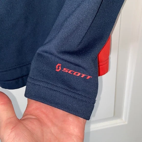 Scott 1/4 zip fleece pullover base layer mock t neck shirt S - Picture 4 of 8